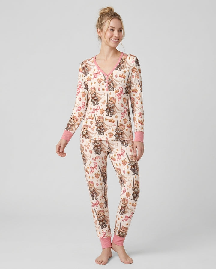 Kitty Knight Bamboo Women Pajama Set