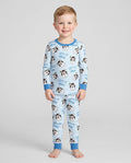 Funny Snowman Bamboo Two Piece Long Sleeve Pajama Set