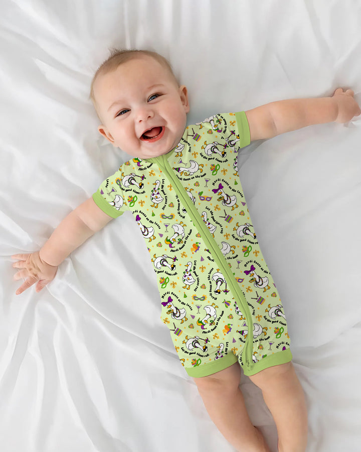 Mardi Gras Silly Goose Shorty Zippy