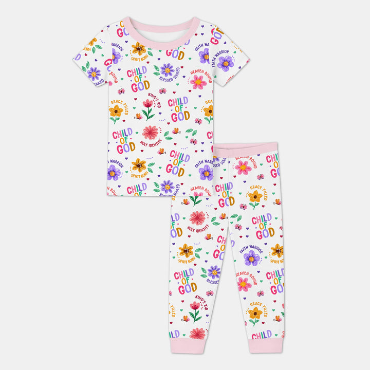 Child of God Two Piece Short Sleeve Pajama Set