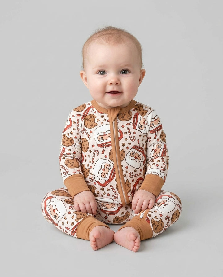 Santa's Cookie Break Bamboo Convertible Zippy
