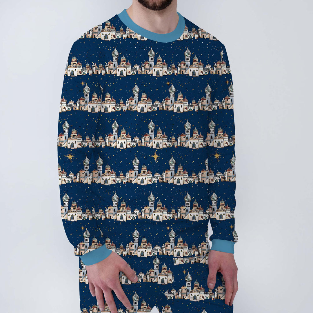 O Little Town of Bethlehem Men's Pajama Set