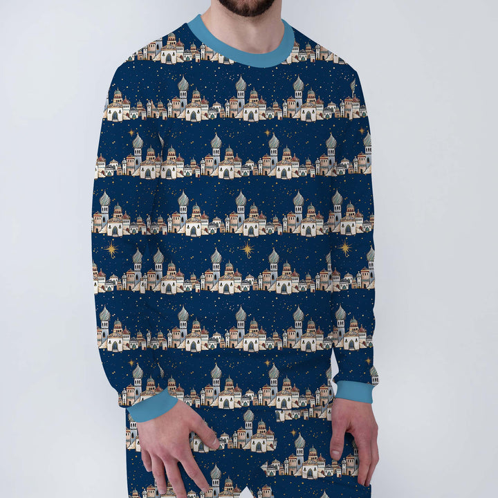 O Little Town of Bethlehem Men's Pajama Set