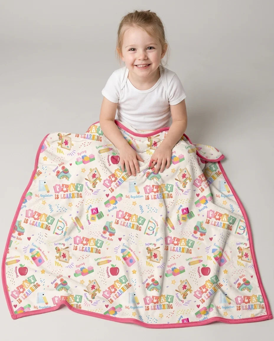 Play and Learn Bamboo Blanket