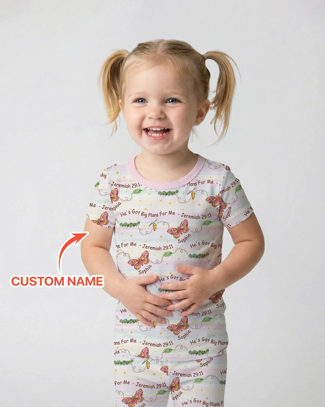 Zweiteiliges Pyjama-Set mit kurzen Ärmeln und Shorts im Sommer-Design