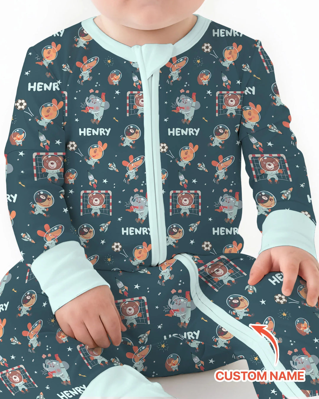 Space Soccer Bamboo Convertible Zippy
