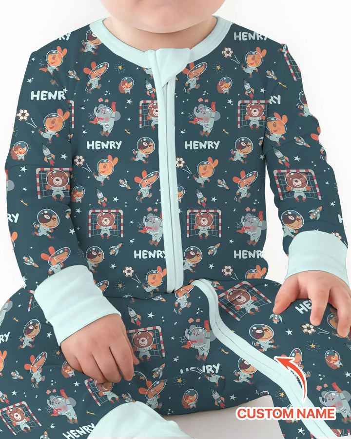 Space Soccer Bamboo Convertible Zippy