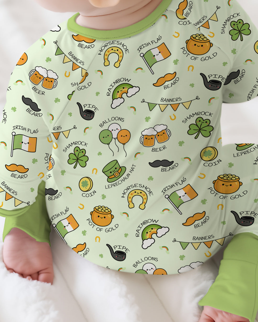 Gerippte Babykleidung mit individuellem Foto - Weich &amp; Skizzenhaft