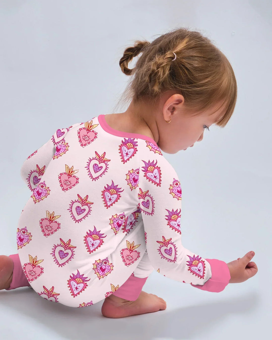 Gerippte Babykleidung mit individuellem Foto - Weich &amp; Skizzenhaft