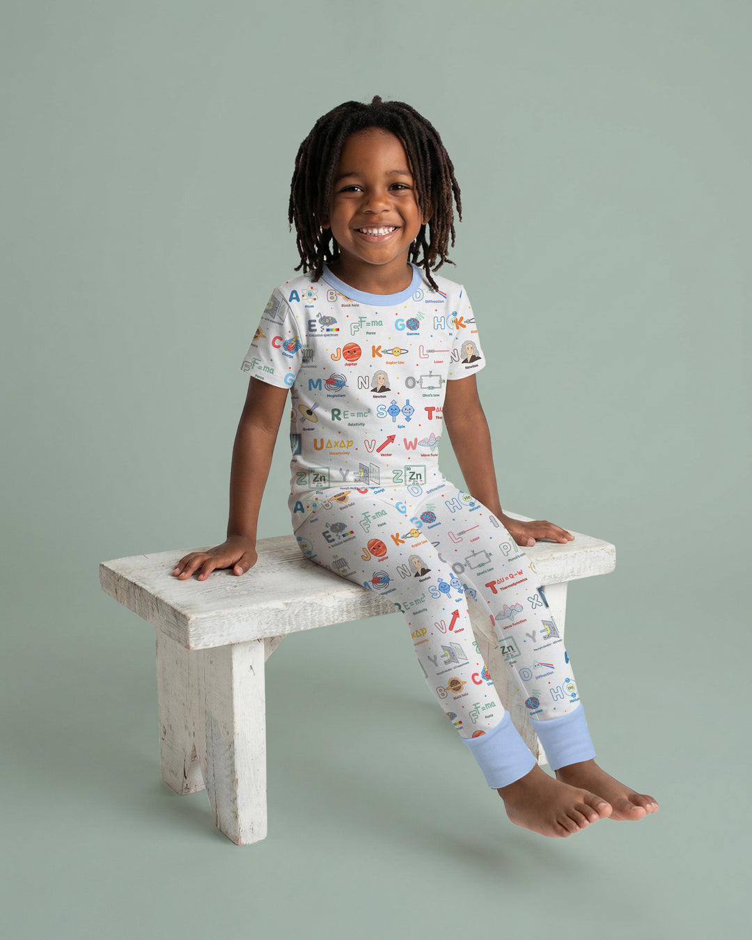 Zweiteiliges, kurzärmliges Pyjama-Set mit Marienkäfern