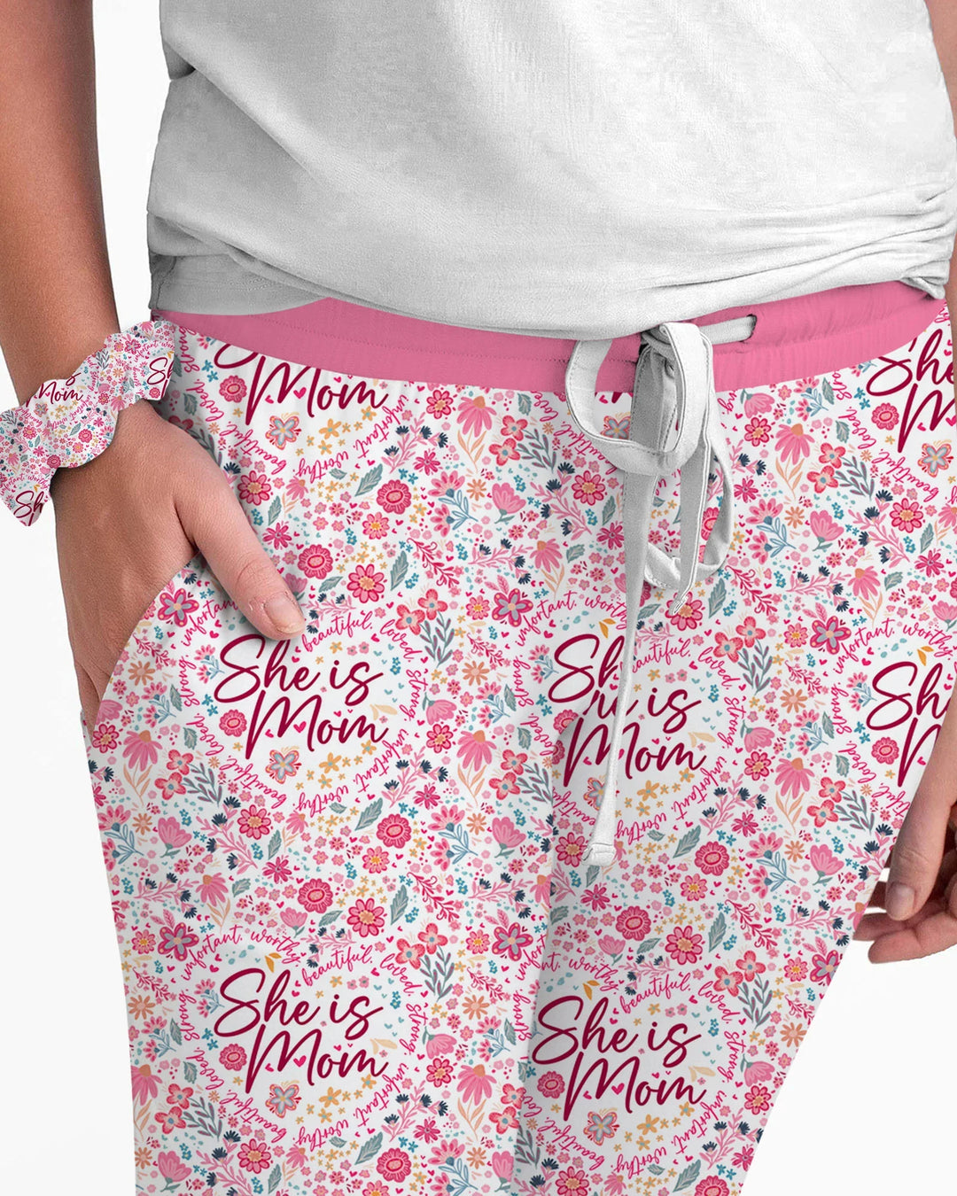 Pijama de bambú floral para mujer She Is Mom