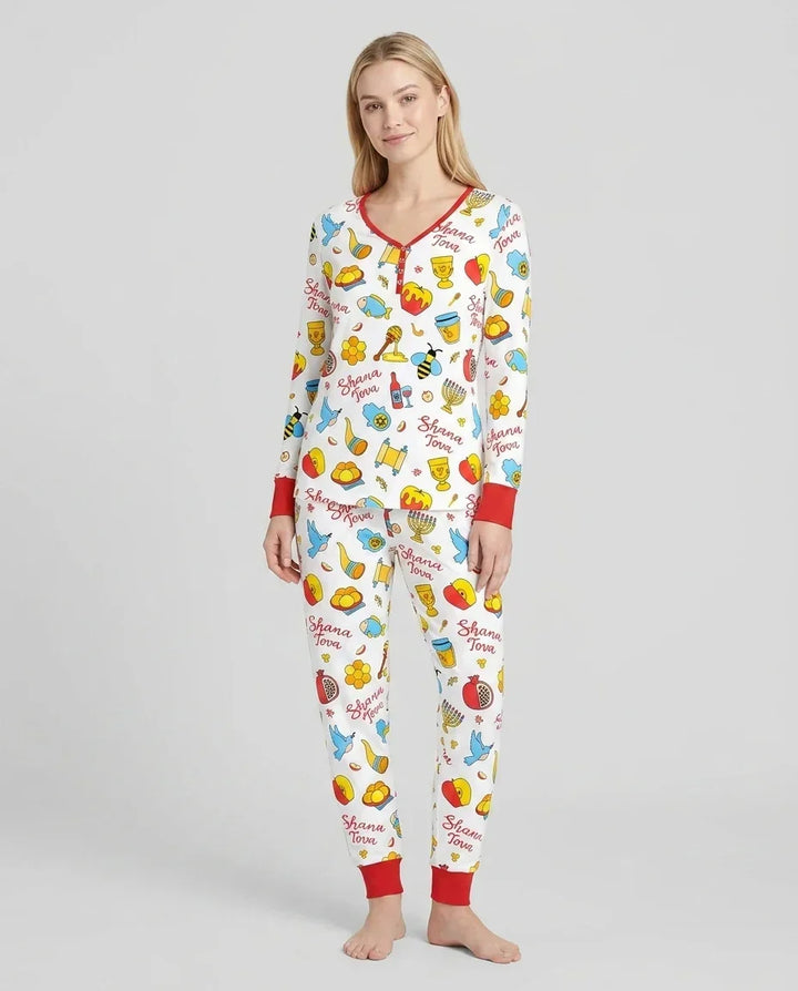 Vorlage Bambus Damen Pyjama Set