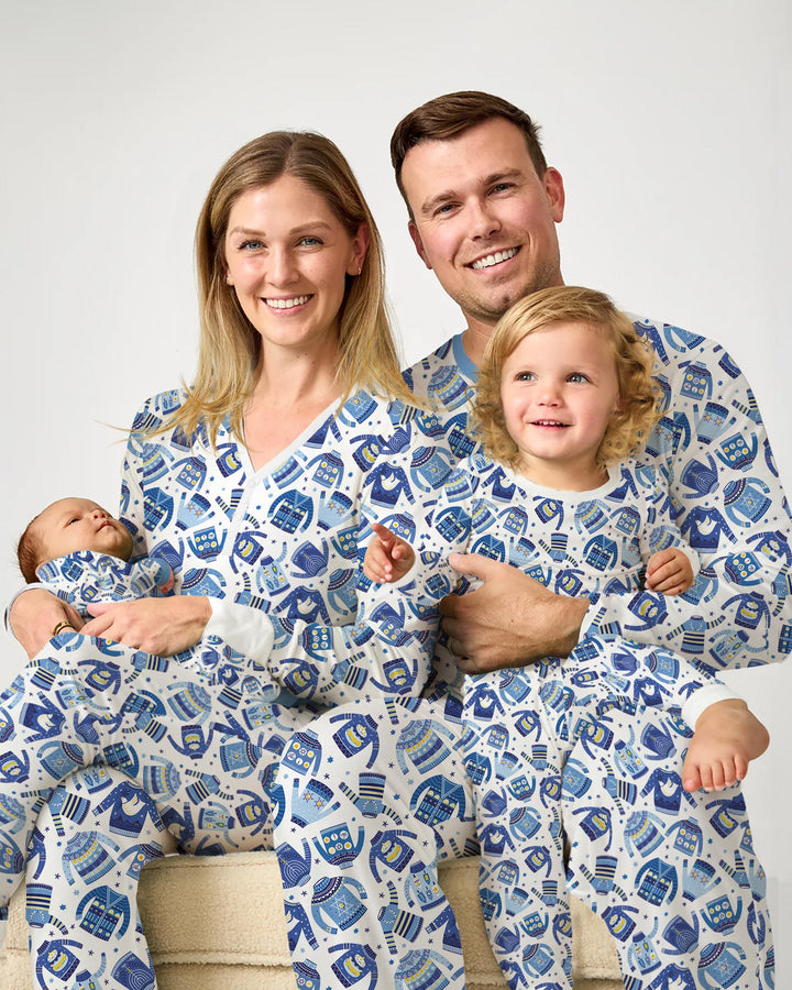 Cute Hanukkah Jumpers Bamboo Convertible Zippy