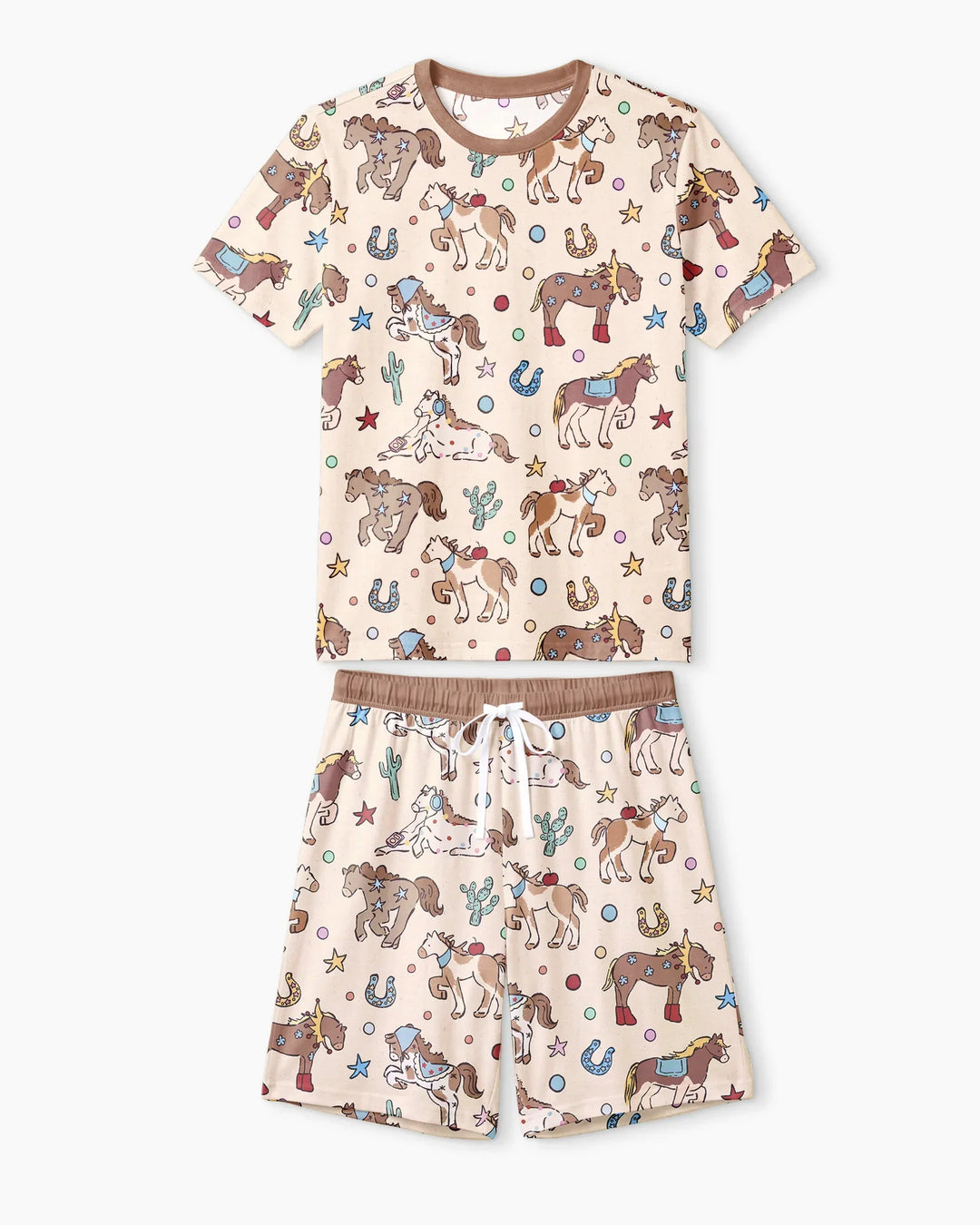 Lil' Buckaroo Bamboo Men Short Sleeve Short Pajama Set
