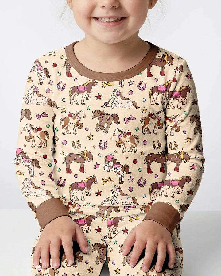 Lil' Buckaroo Bamboo Two Piece Long Sleeve Pajama Set