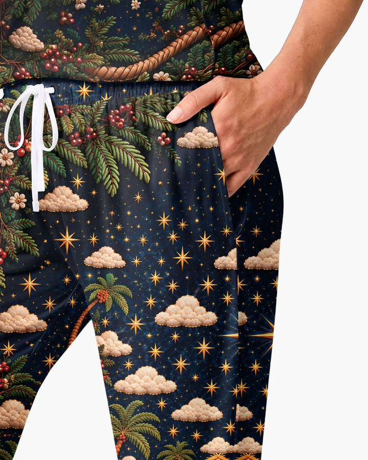 O Holy Night Family Matching Bamboo Women Pajama Set