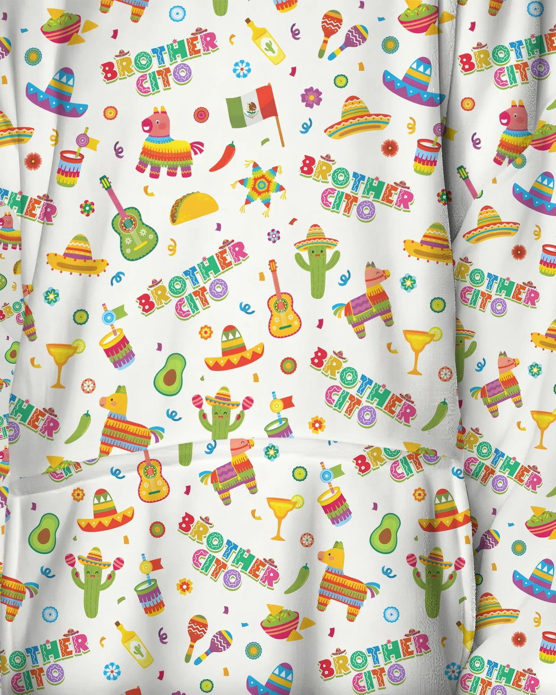 Cinco de Mayo Family Matching Wearable Bamboo Blanket Hoodie