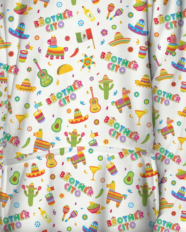 Cinco de Mayo Family Matching Wearable Bamboo Blanket Hoodie