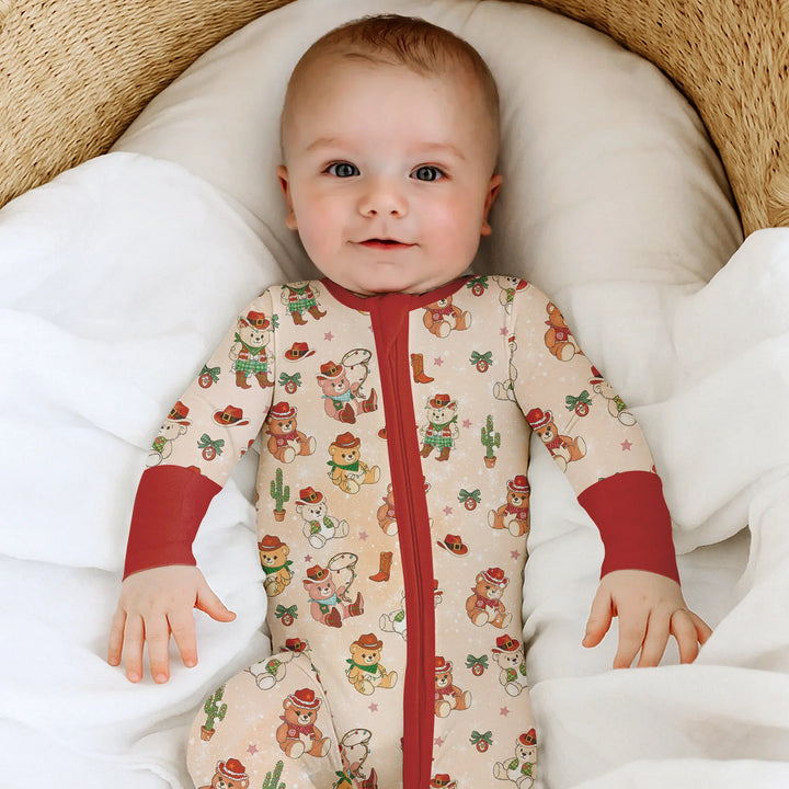 Christmas Cowboy Teddy Convertible Zippy