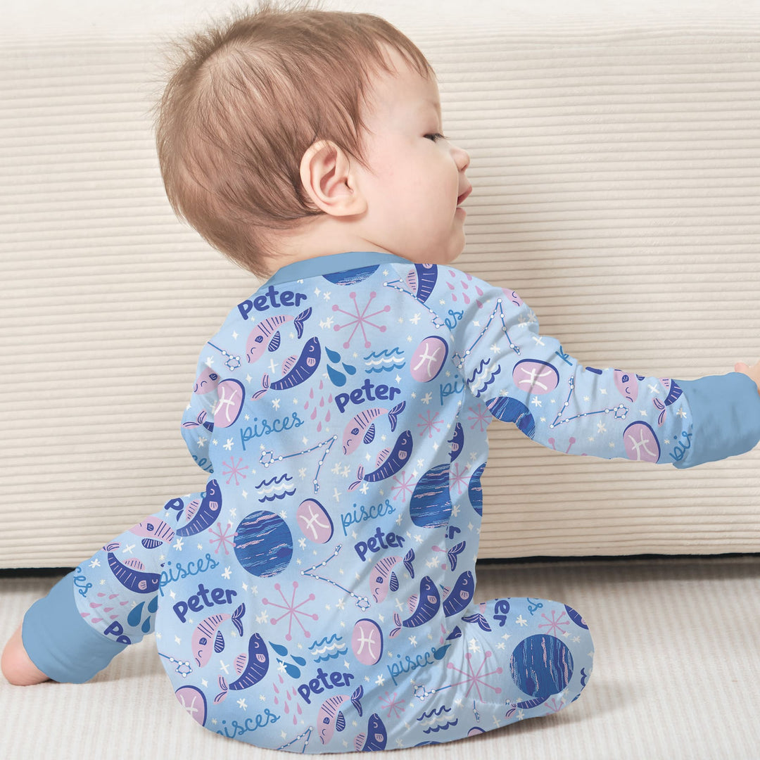 Custom Name Zodiac Pisces Convertible Zippy