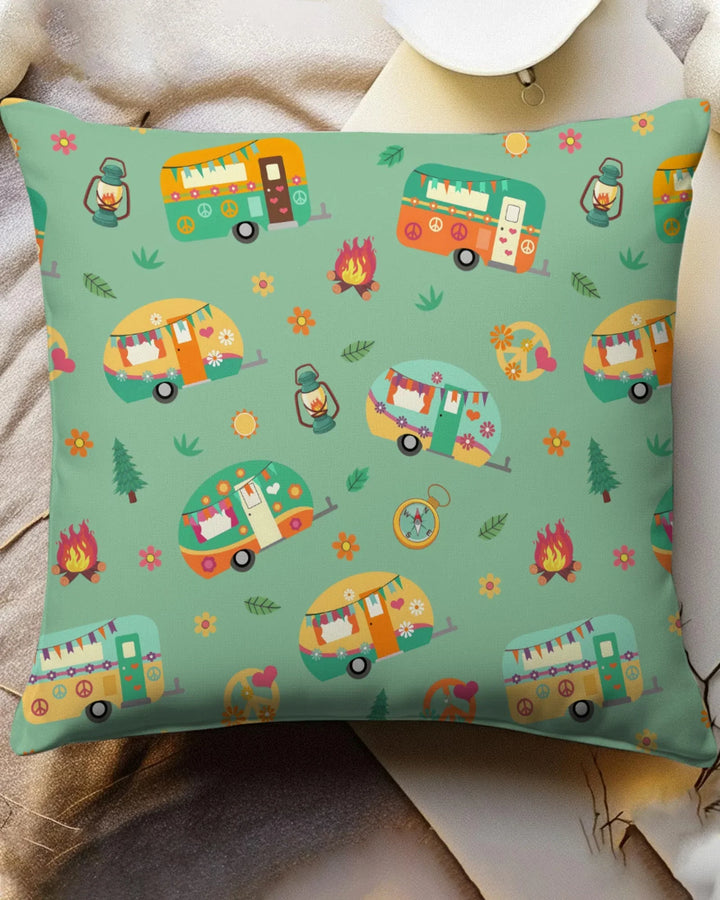 Happy Little Camper Bamboo Pillow Case