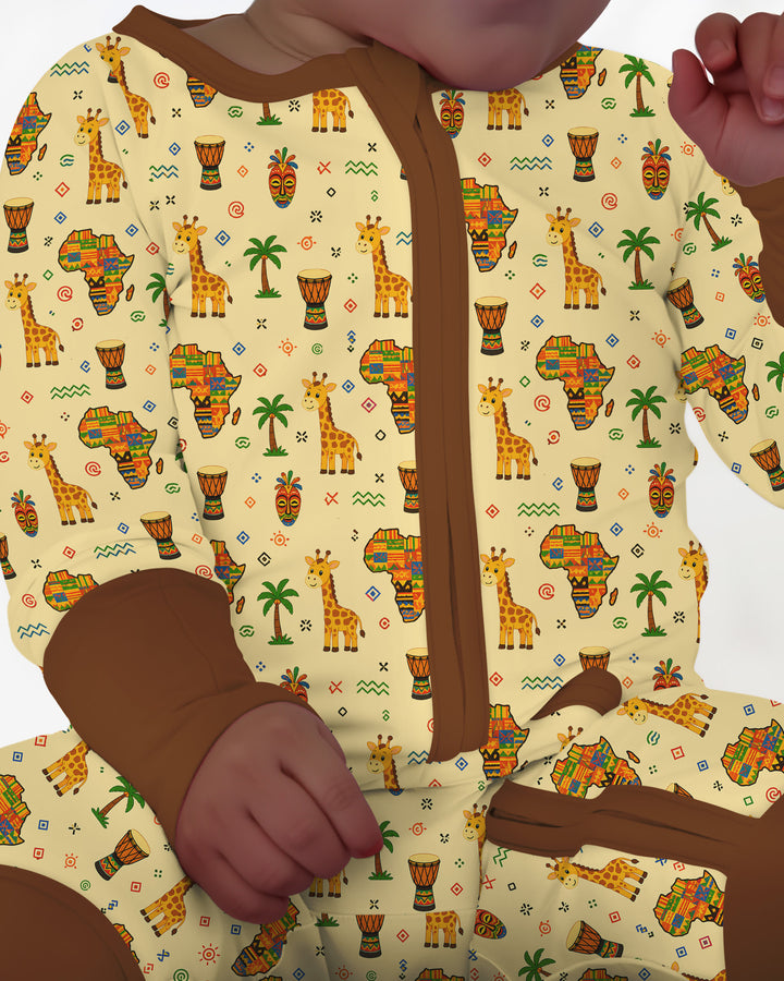 African Culture Bamboo Convertible Zippy
