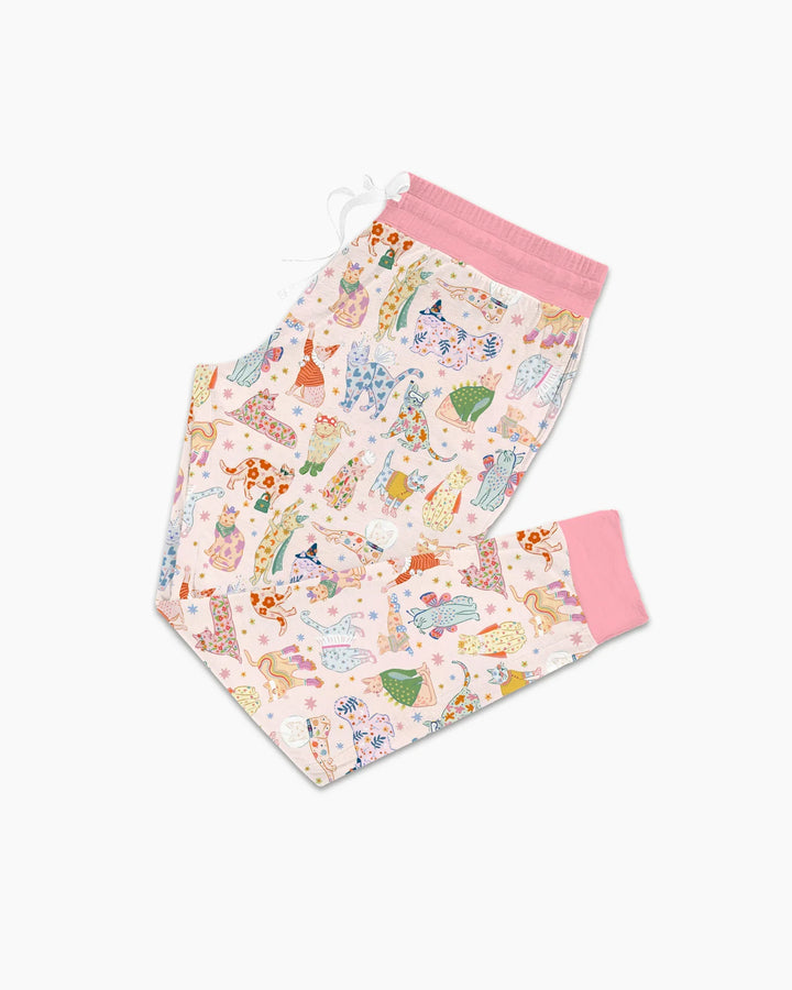 Whimsical Cat Parade Women Pajama Set