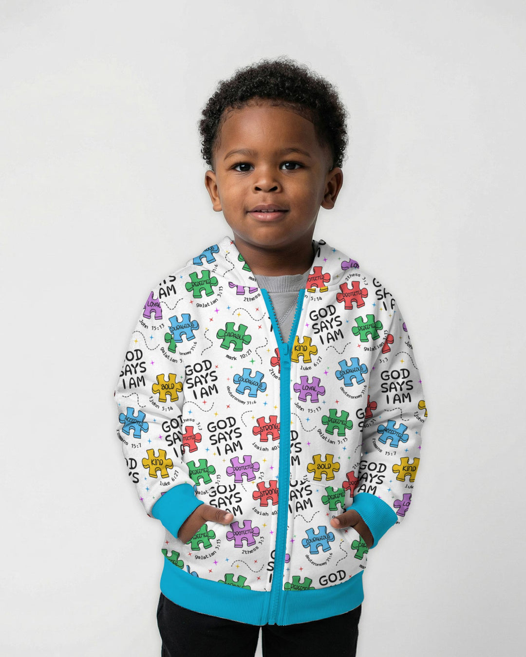 All Pieces Belong Zip Hoodie