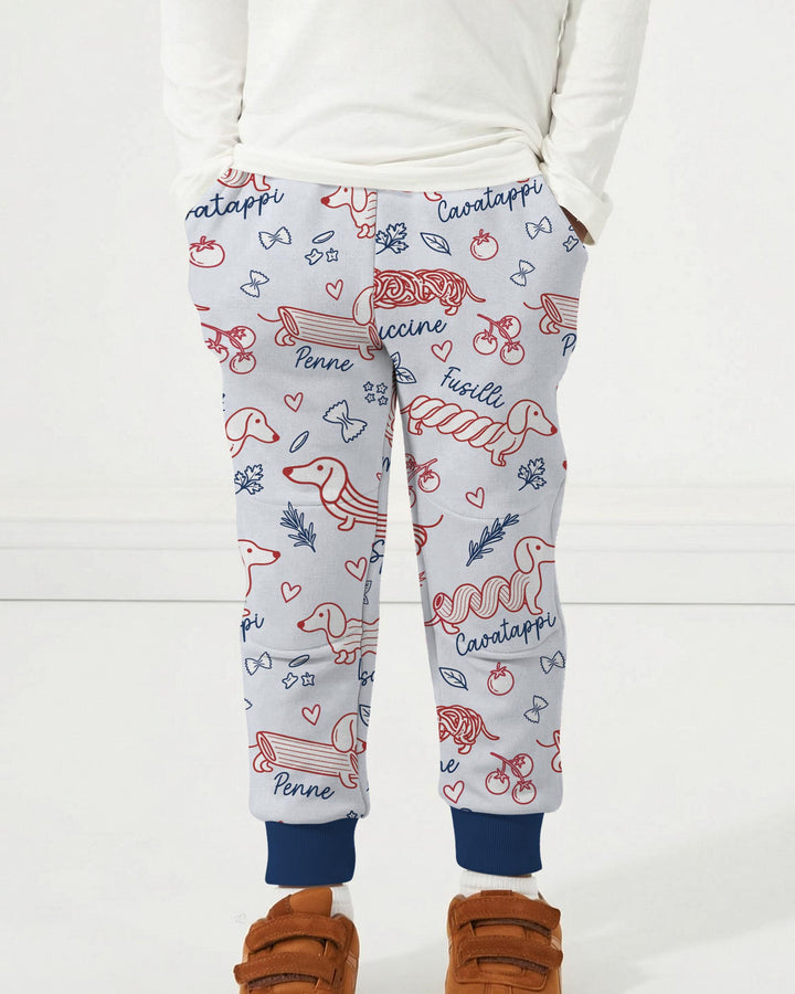 Funny Dachshund Pasta Pups Bamboo Jogger
