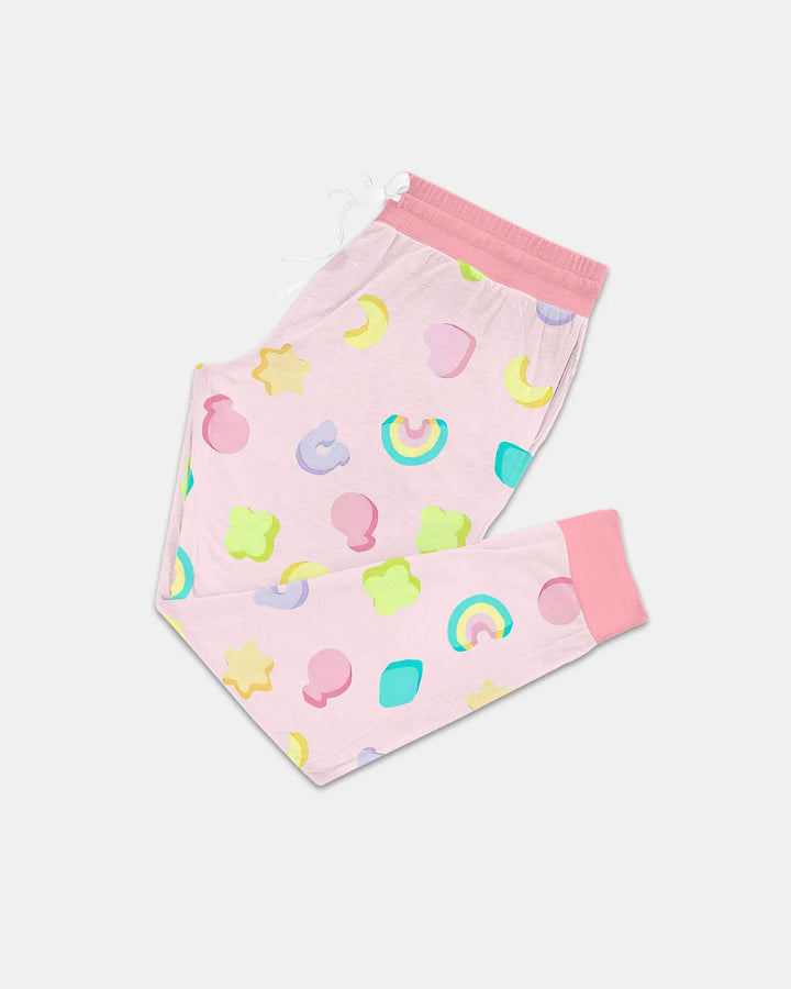 Pastel Lucky Charms Scatter Women Pajama Set