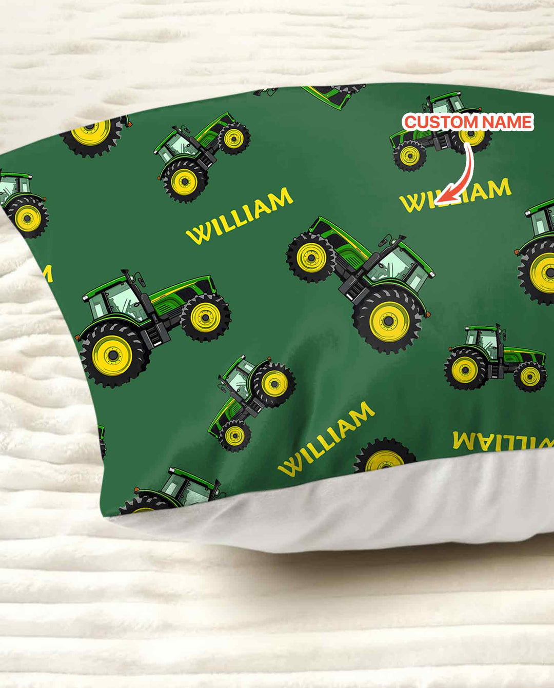 Plantilla de funda de almohada de bambú personalizada