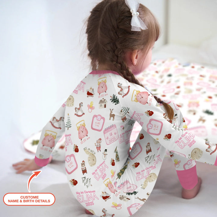 Personalized Baby's First Christmas Convertible Zippy