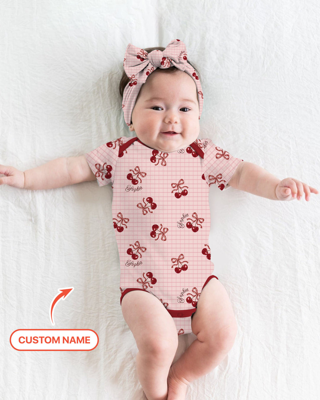 Gerippte Babykleidung mit individuellem Foto - Weich &amp; Skizzenhaft