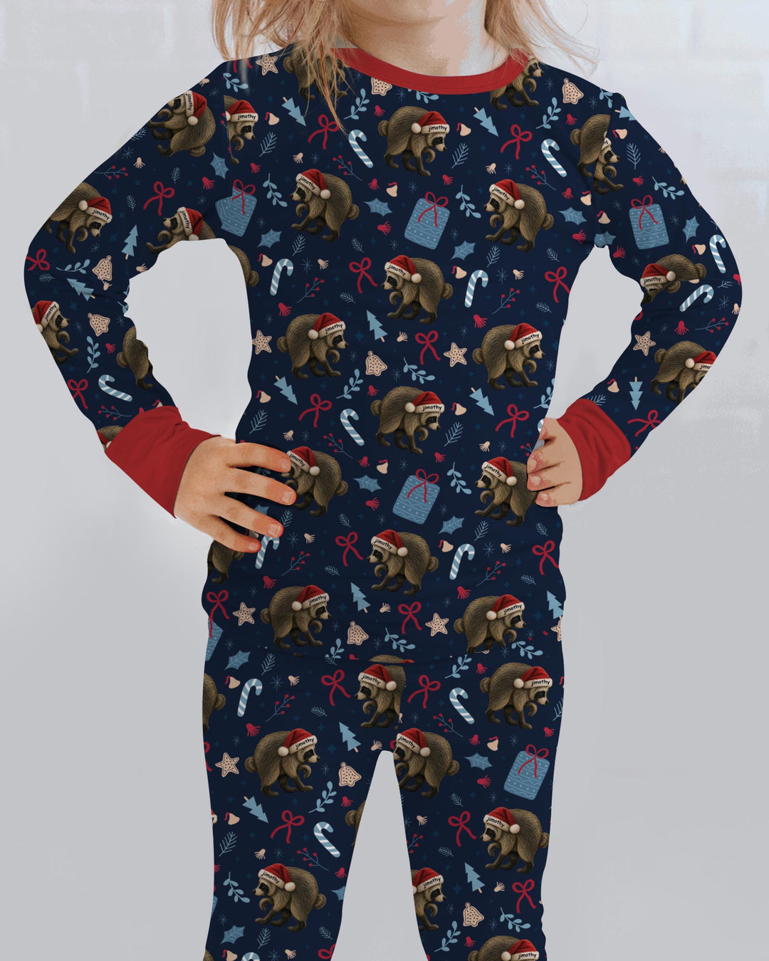 Be A Merry Jimothy Bamboo Two Piece Long Sleeve Pajama Set