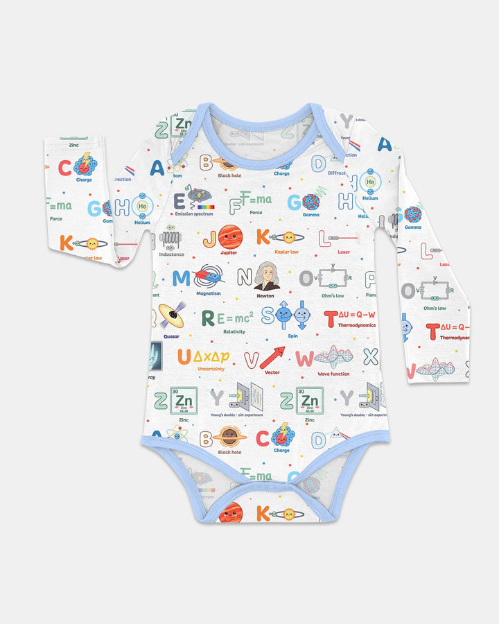 The Physics Alphabet Bamboo Bodysuit