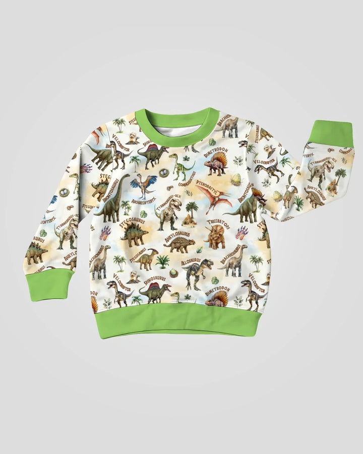 Dino Discovery Bamboo Crewneck Sweatshirt