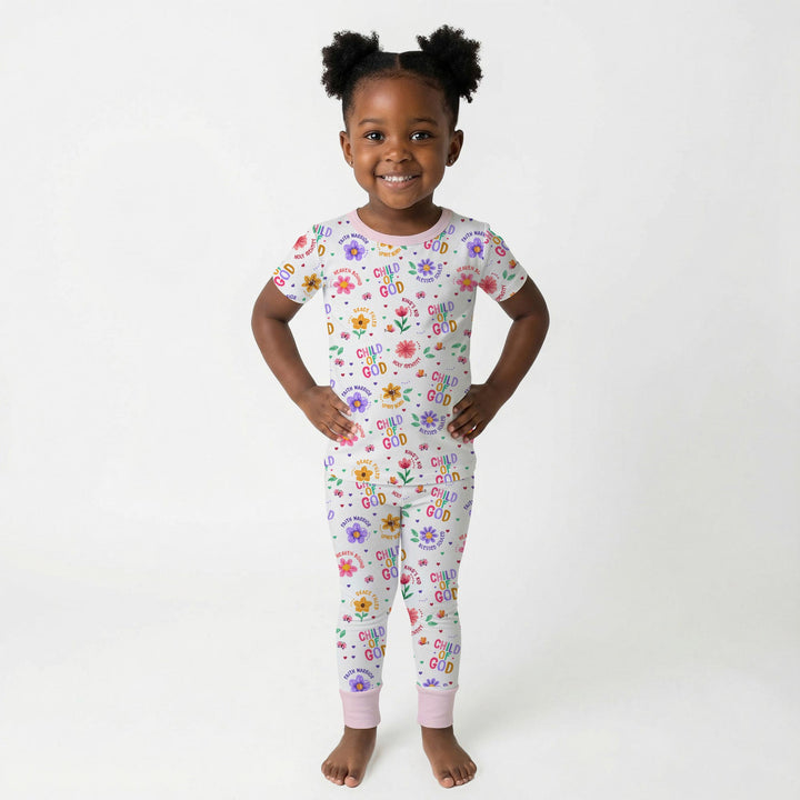 Child of God Two Piece Short Sleeve Pajama Set