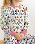 Saint ABCs Bamboo Two Piece Long Sleeve Pajama Set