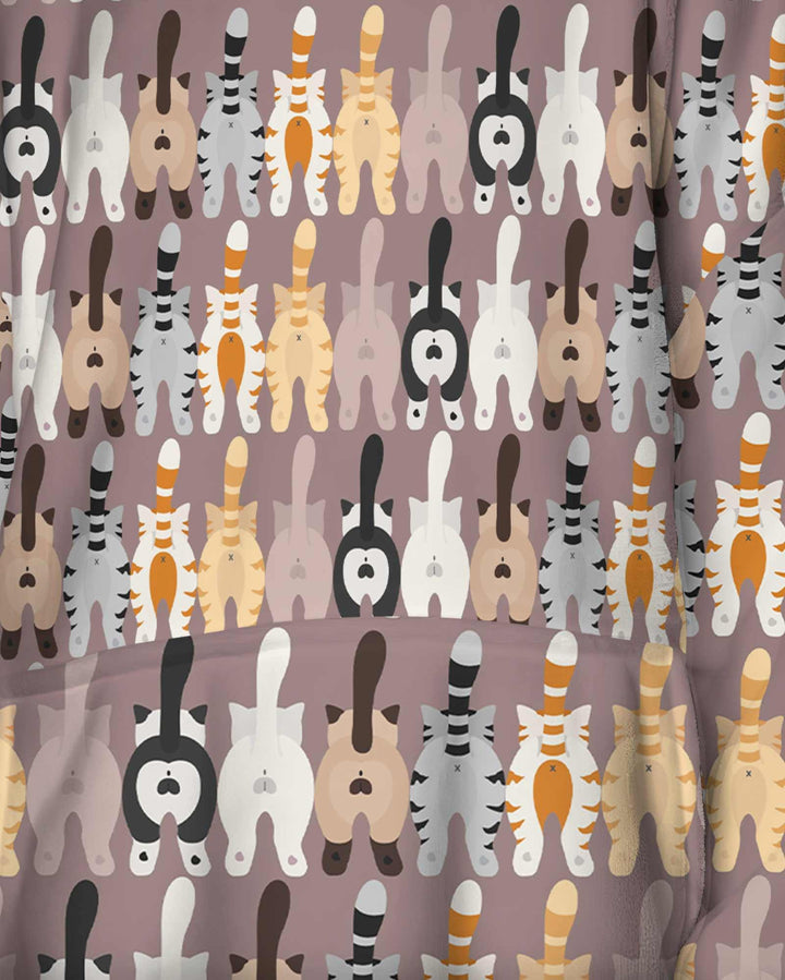 Cheeky Tails Bamboo Blanket Hoodie