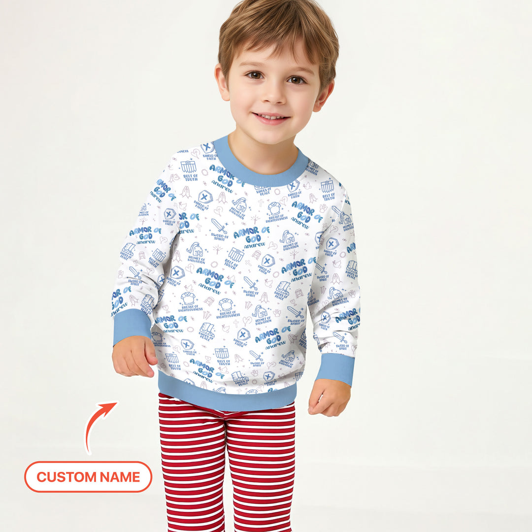 Armor of God Custom Name Crewneck Sweatshirt