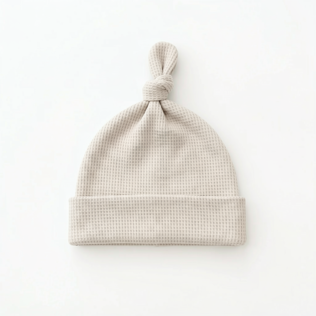Waffle Bamboo Knotted Hat