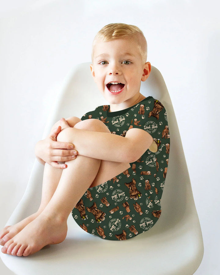 Daddy Bear It's Not A Dad Bod Bamboo Two Piece Short Sleeve Shorts Pajama Set