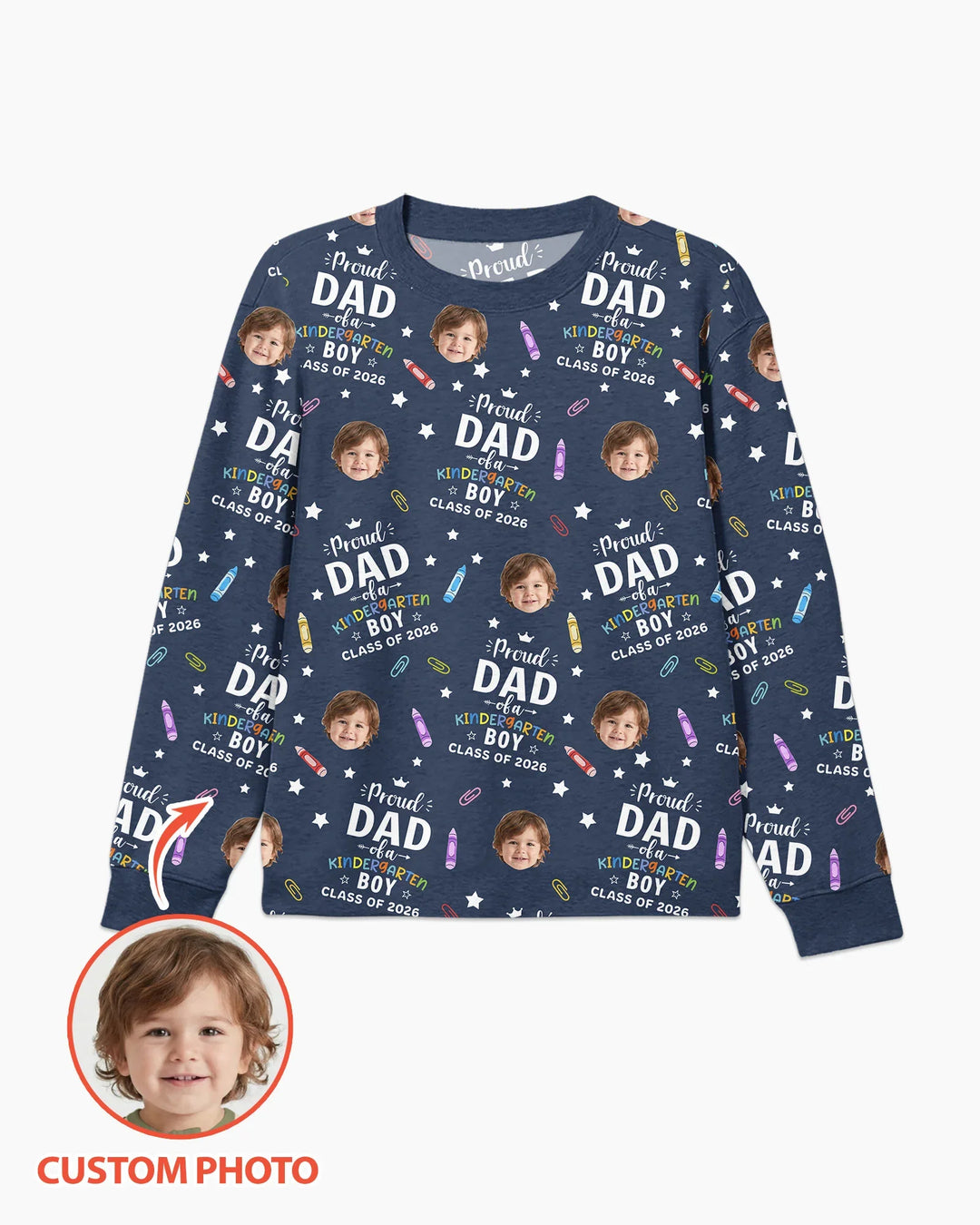 Proud Dad Mom Of Class Of 2026 Bamboo Men's Pajama Set