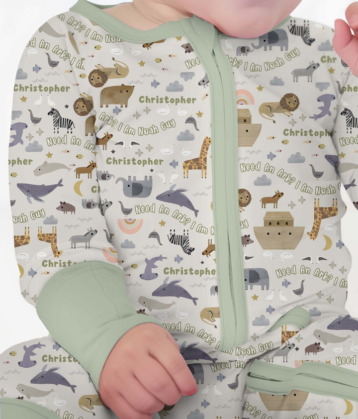 Need An Ark? I Noah Guy Custom Name Convertible Zippy
