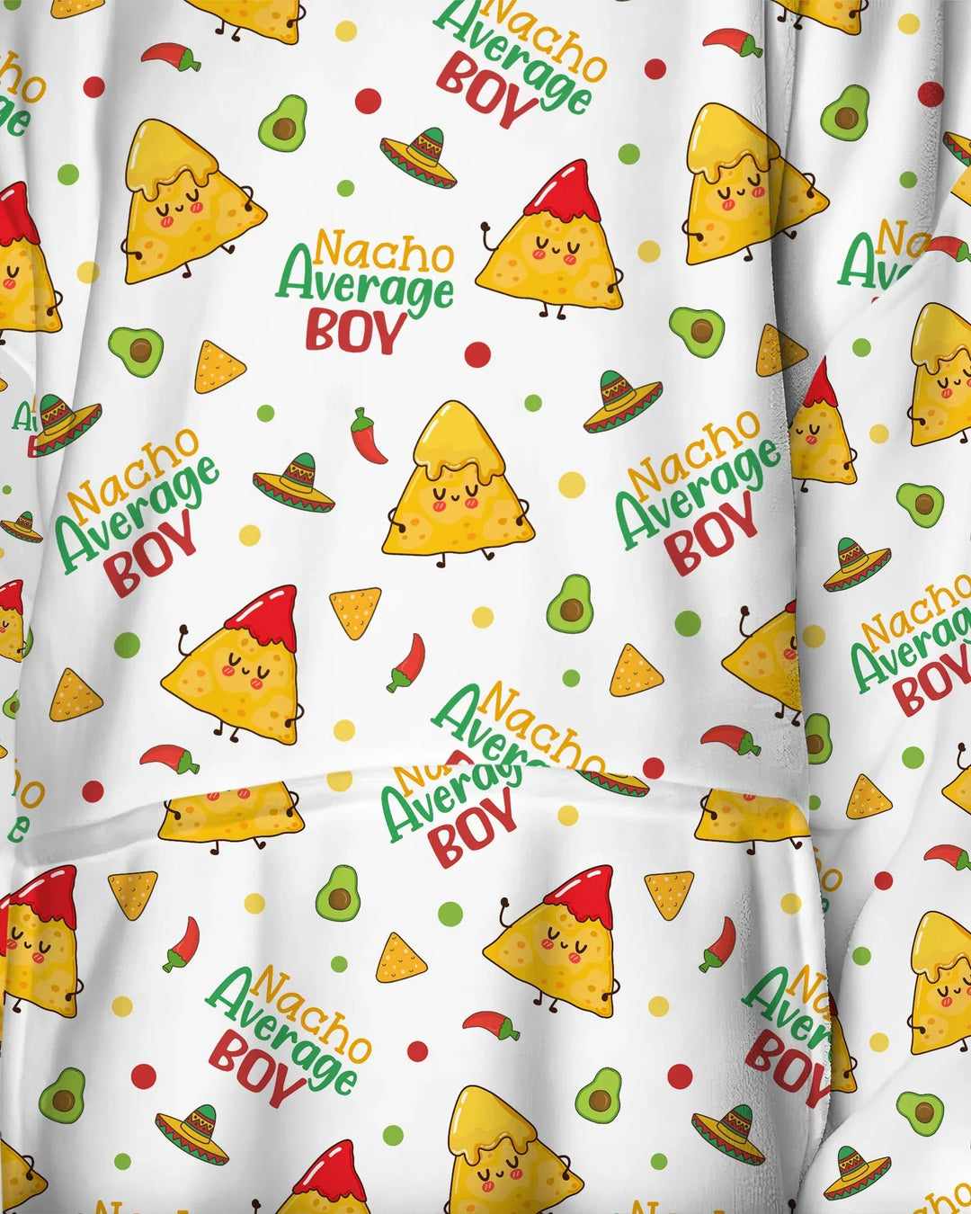 Lil Nacho Average Kid Tragbarer Bambus-Deckenhoodie