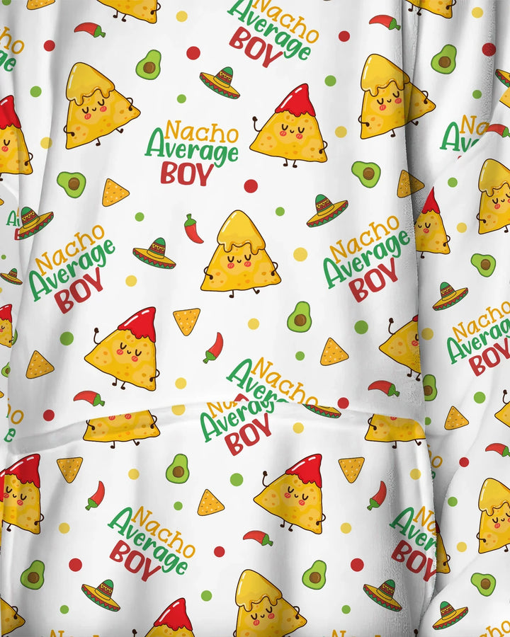Lil Nacho Average Kid Tragbarer Bambus-Deckenhoodie