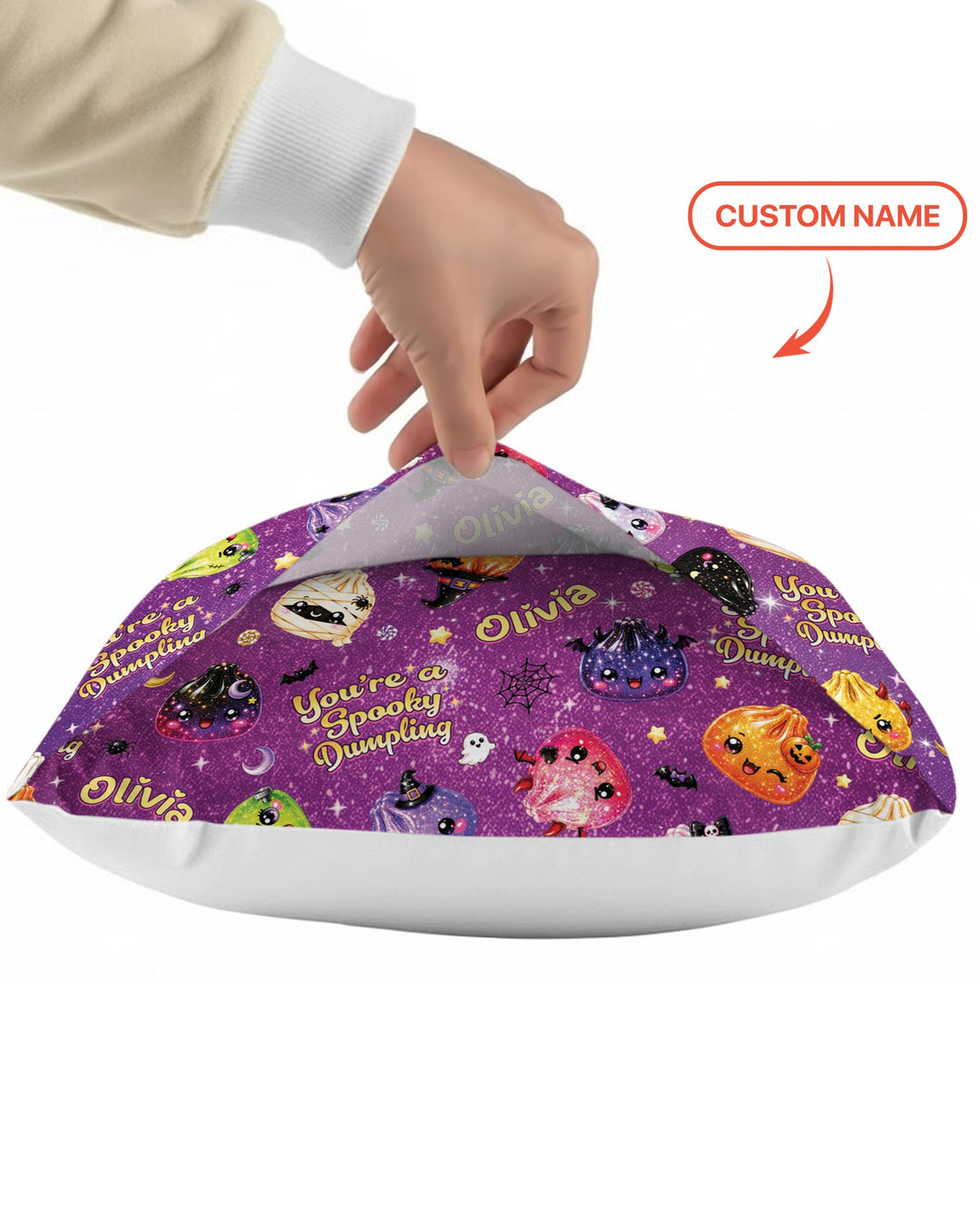 Plantilla de funda de almohada de bambú personalizada