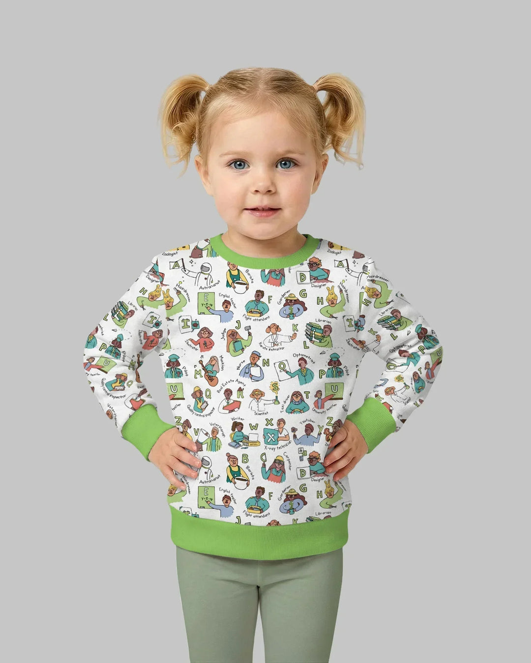Sudadera de cuello redondo Bamboo Template