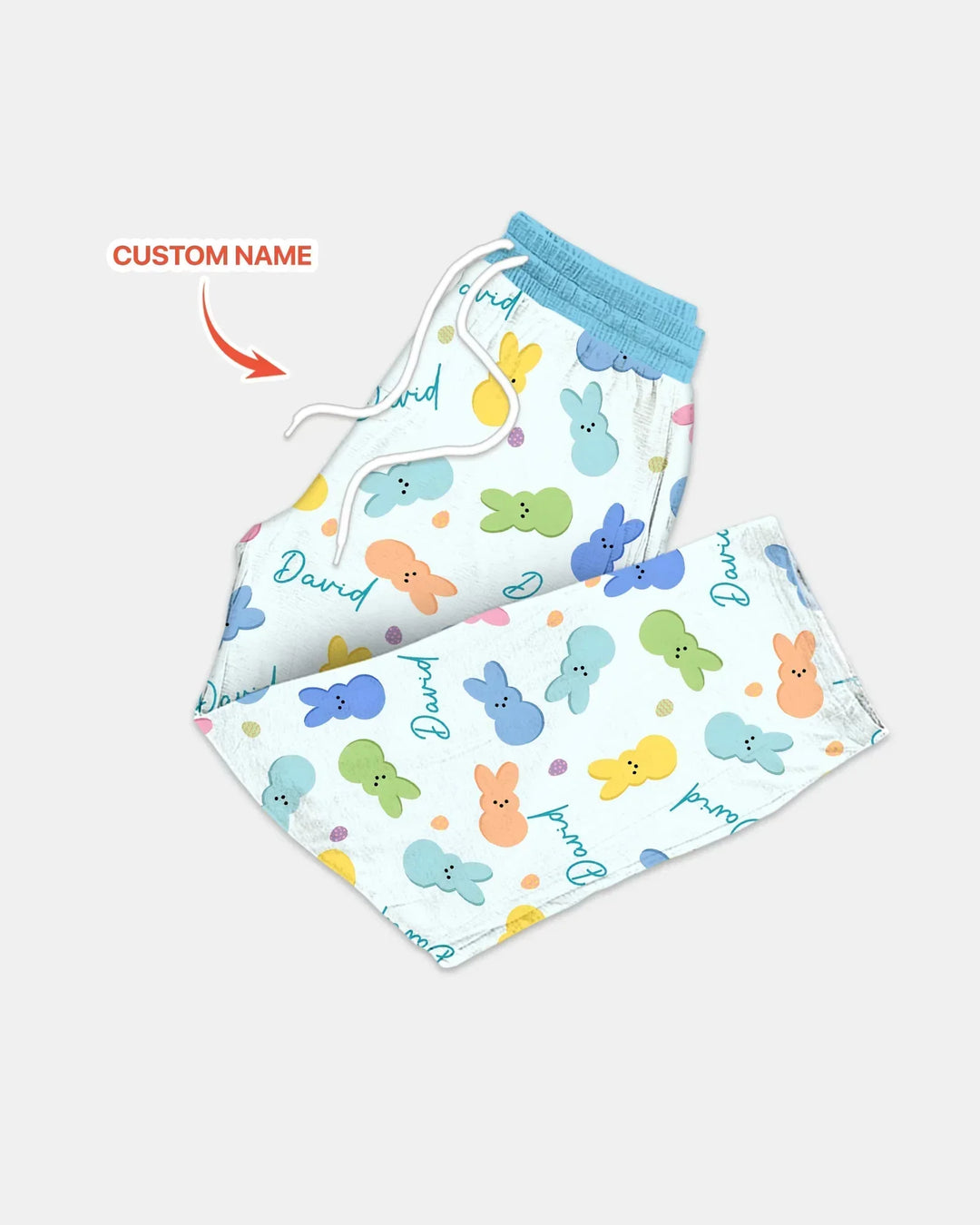 Personalized Easter Bunnies Family Matching Men's Pajama Set