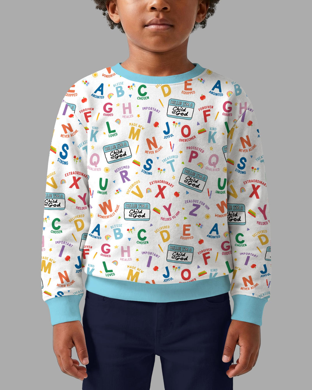 Sudadera de cuello redondo Bamboo Template